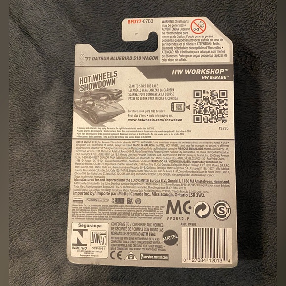 "🥦5/$25🥦"Hot Wheels '71 Datsun Bluebird 510 Wagon - Picture 4 of 4